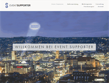 Tablet Screenshot of event-supporter.de